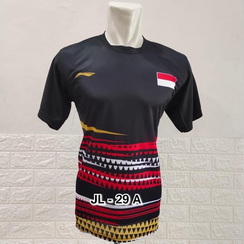 Baju Voli Kaos Olahraga Voli Printing Baju Olahraga Bulutangkis Dewasa Murah