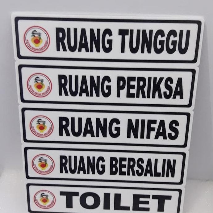 

SIGN LABEL ACRYLIC SIGN BOARD PAKET PAPAN NAMA 5X20 Keren