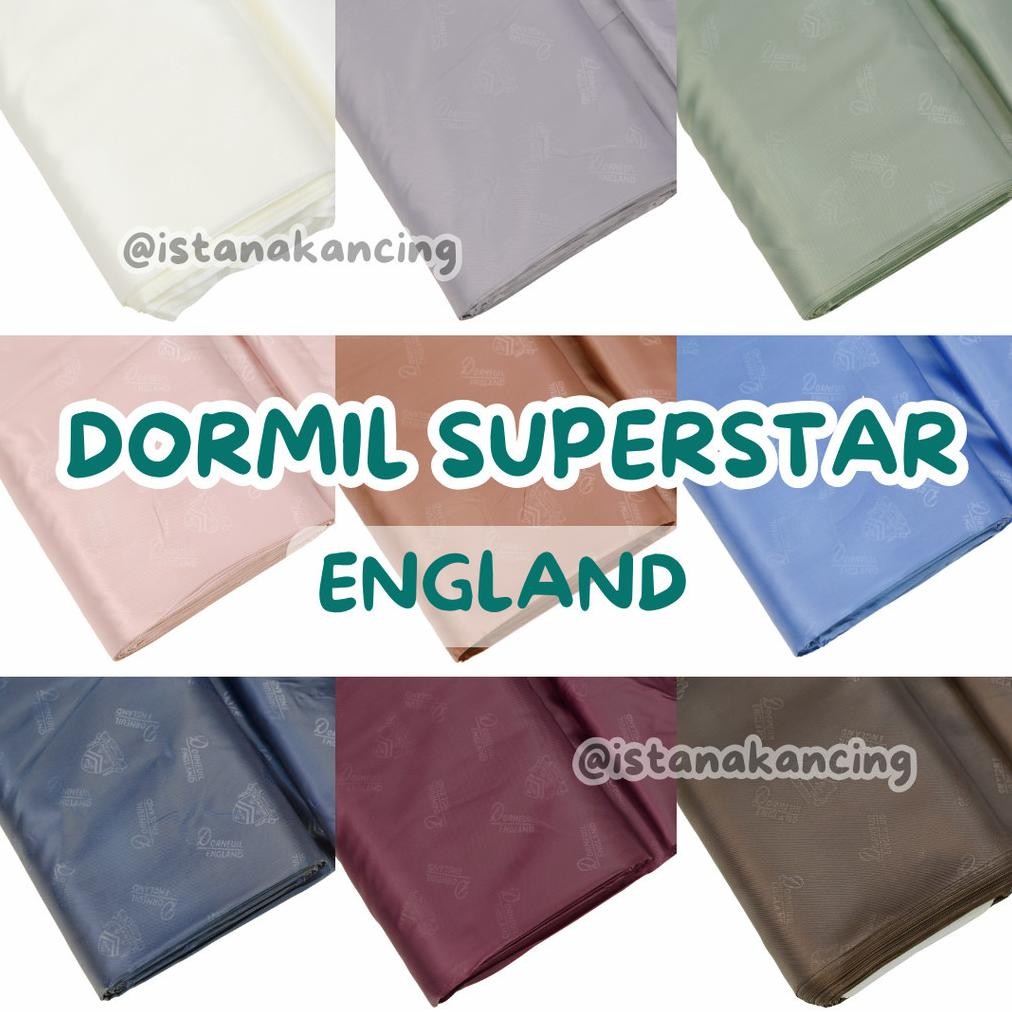 Tg-342 Kain Furing Dormeuil England Satin Super Halus Furing Jas Tas Gamis  Dress Superstar | Istana