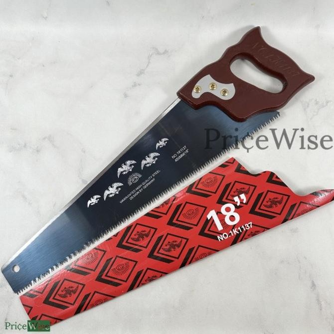 :::::::] Gergaji Kayu German Model Schlieper 18 inch / Gergaji Tangan Gagang Kayu