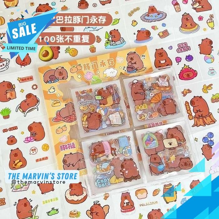 

STIKER CAPYBARA BOX ISI 100 LEMBAR CAPYBARA STICKER WITH BOX TERBAIK !