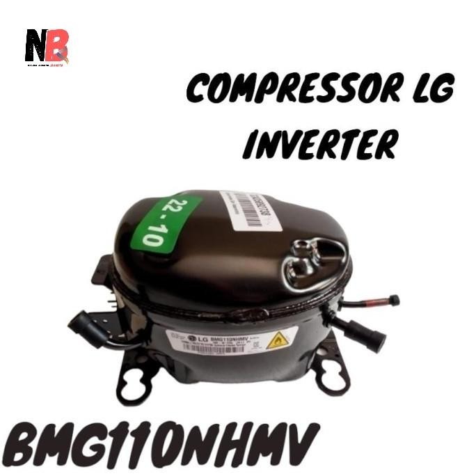 KOMPRESOR KULKAS LG INVERTER BMG110NHMV ORIGINAL 100% FREEZER