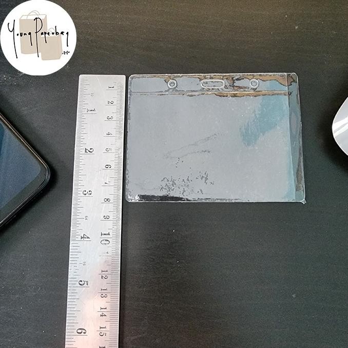 

Oh34 Kantong Plastik Mika Cover Nametag Panitia / Id Card Uk. 7 X 10