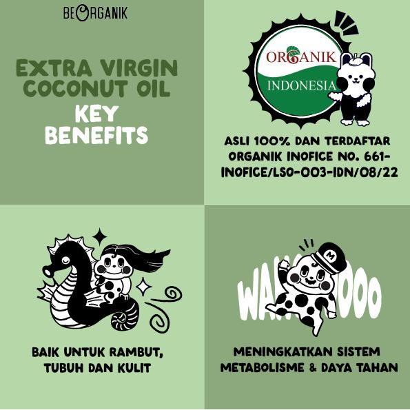 

Extra Virgin Coconut Oil Vco 500Ml - Minyak Kelapa Murni 100%