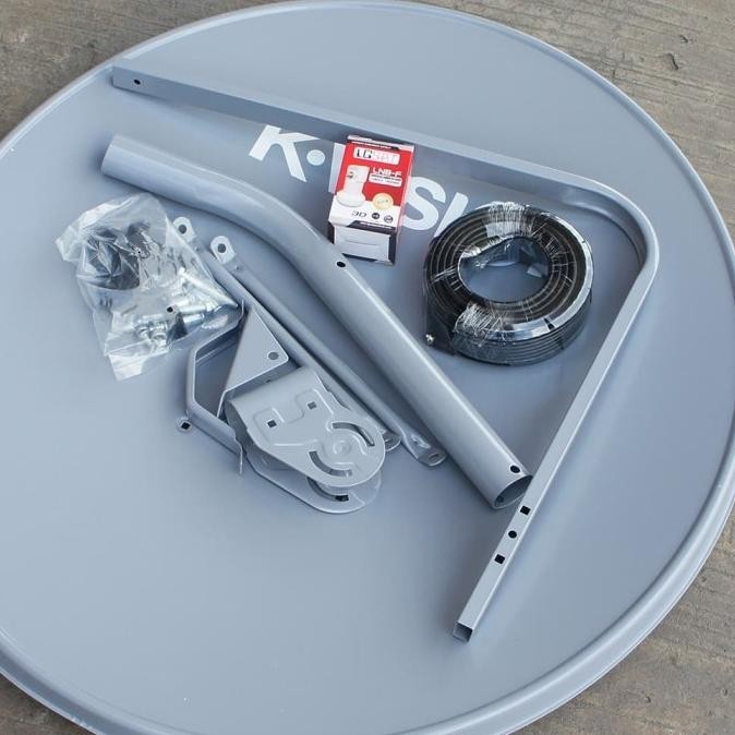 Antena Parabola Mini K-Vision 75Cm Non Kabel Dan Lnb