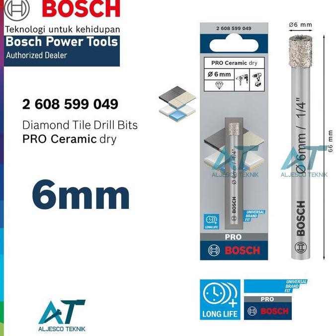 Bosch Holesaw Mata Bor 6Mm Marmer Granit