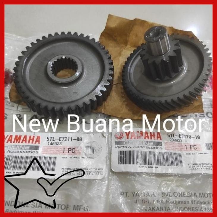 [KEB] GEAR GIGI RASIO MIO LAMA MIO SMILE 5TL-E7211-00 5TL-E7410-10