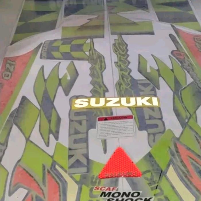 Striping Sticker Satria 2 Tak Lumba Biru Warna Kenny Robert Original Dan Terpercaya