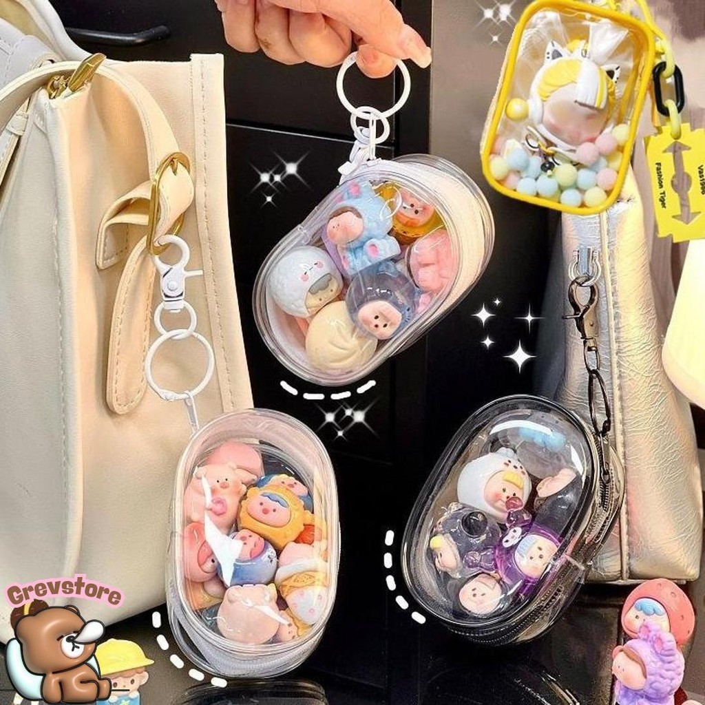 Pvc Pouch Doll Pouch Keychain Bag Tas Wanita Pvc Untuk Boneka Pouch Boneka Doll Nendoroid Storage Co
