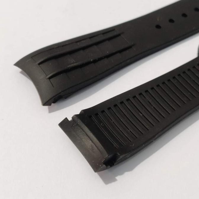 STRAP TALI JAM TANGAN TISSOT 22MM TALIJAM RUBBER KARET 22 MM CURVED murah