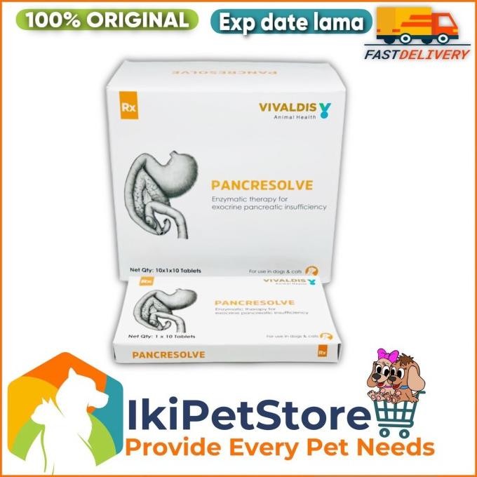 Promo Pancresolve Enzym Pencernaan Anjing Kucing Original Mirip Panakare