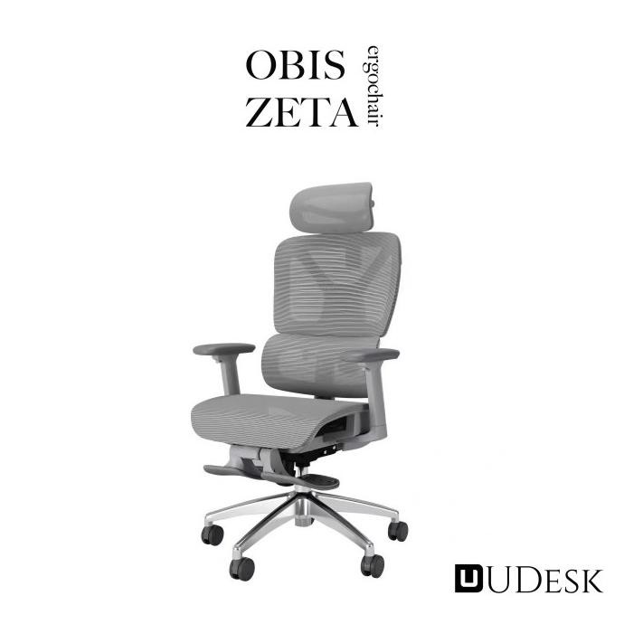 Obis Zeta Ergonomic Chair for Office and Gaming with footrest