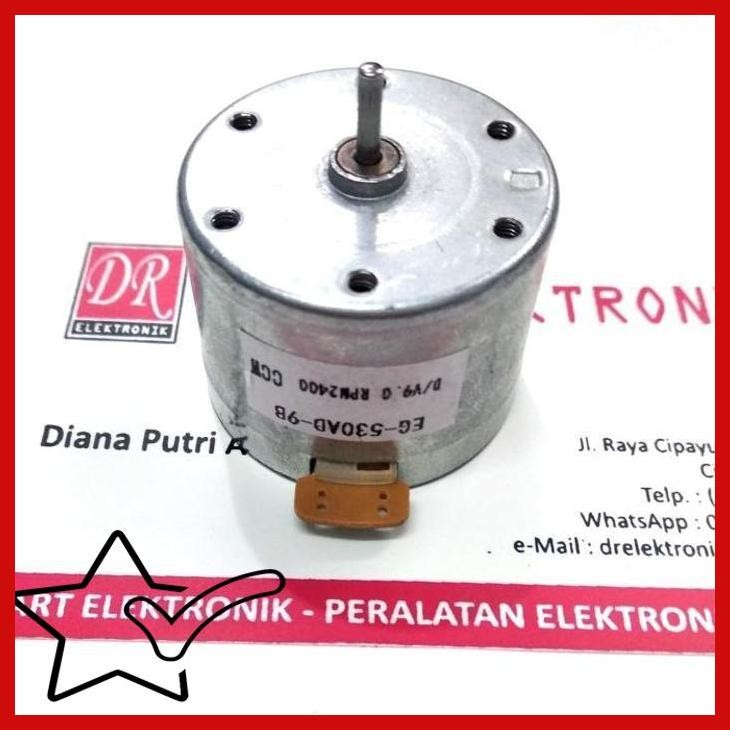 [DRE] Motor Dinamo DC 2400rpm 2400 rpm CCW 9 V 9v 9volt 9 volt