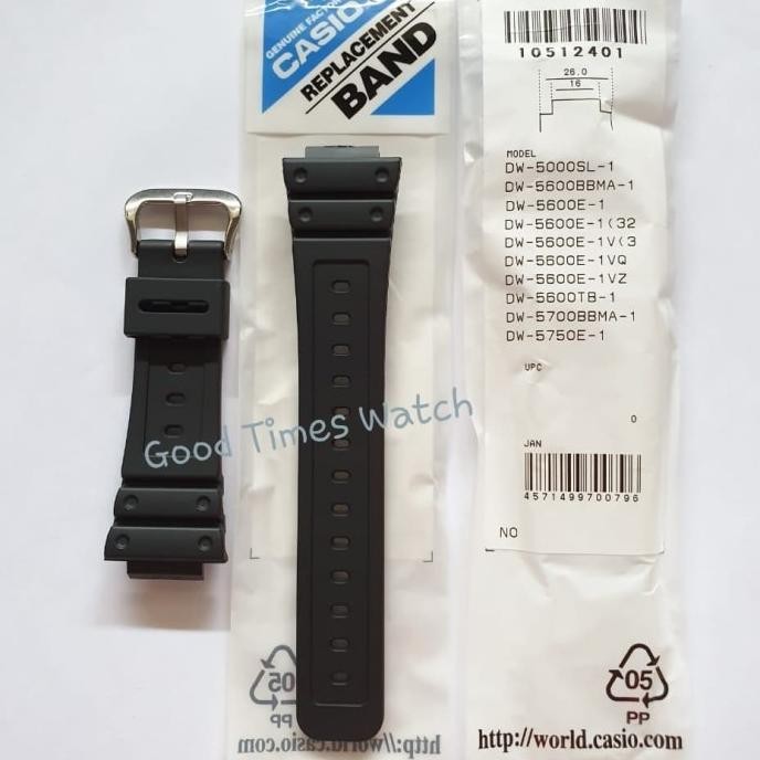 STRAP G-SHOCK DW-5000SL / DW-5600E / G-5600 / G-5600E / Casio Original murah
