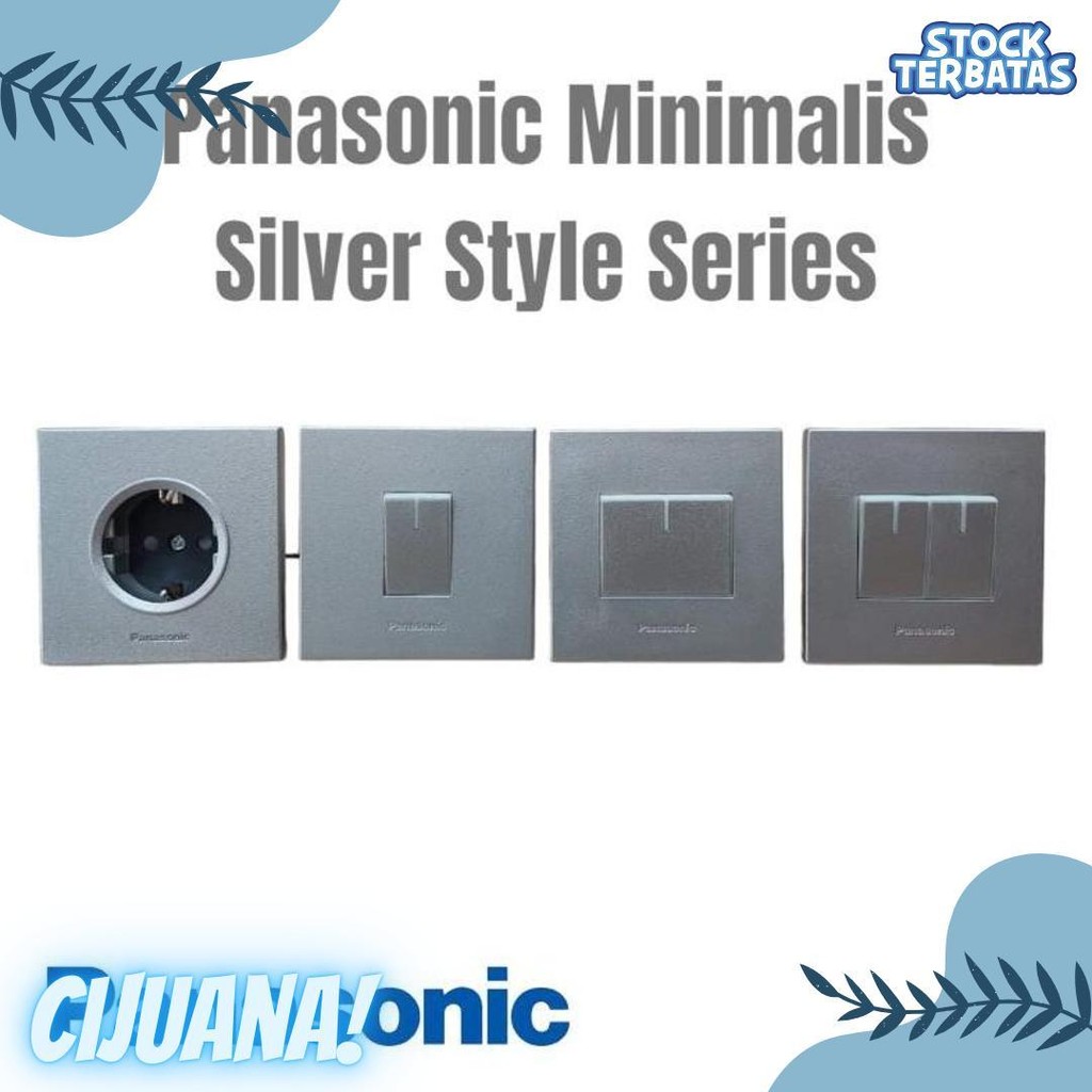 Panasonic Stop Kontak Cp Saklar Tunggal Seri Silver Mws Wesj Minimalis Terlengkap Dan Termurah
