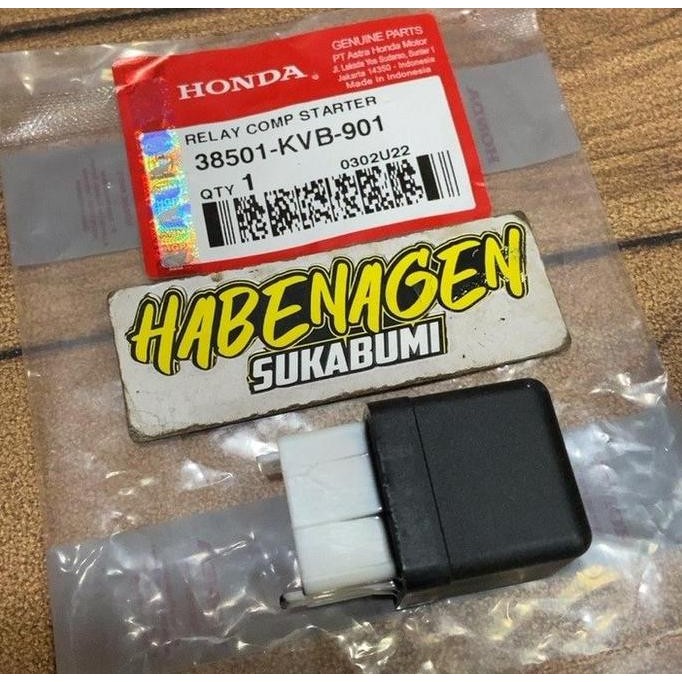 Switch Relay Stater, Relay Kaki 4 Bendik Stater Honda Scoopy, Vario, Kharisma, Supra125, Spacy Revo 