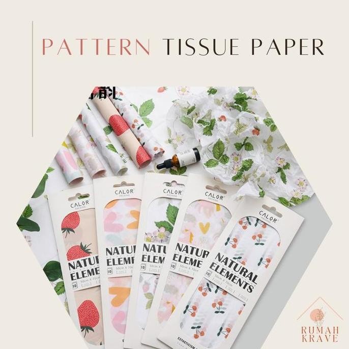

Pattern Tissue Paper Kertas Tisu Bunga Buke Carang Motif murah