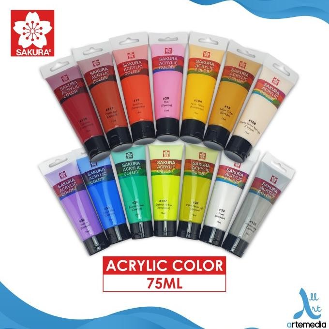 

redi Cat Akrilik Sakura 75ml Acrylic Color Paint - 01/03