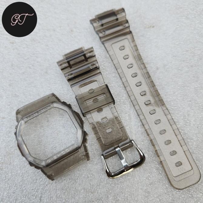 Bnb Bezel Strap DW-5600/DW-5700/DW-5000/GW-B5600/GWX-5600 Jelly Smoke murah