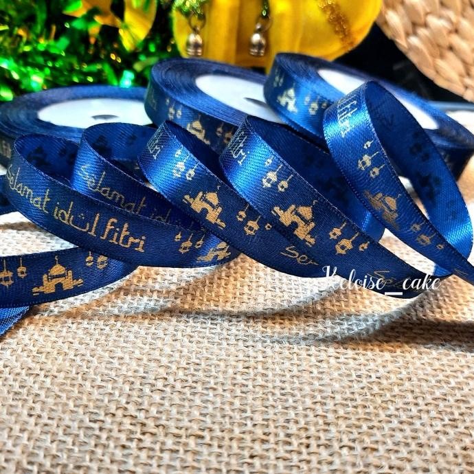 

PITA SATIN IDUL FITRI WARNA BIRU NAVY LEBAR 1 CM -PANJANG 18 METER murah