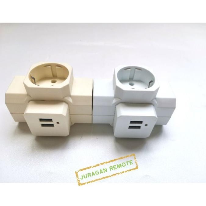 Tusuk Kontak T Arde Stop Kontak 3 Lubang Set Usb Sni Asli Kuningan Fast Charger New Stok