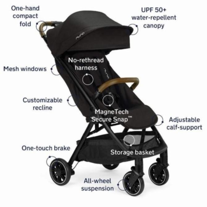 Promo Stroller Nuna Trvl/ Stroller Autofold/ Kereta Dorong Bayi