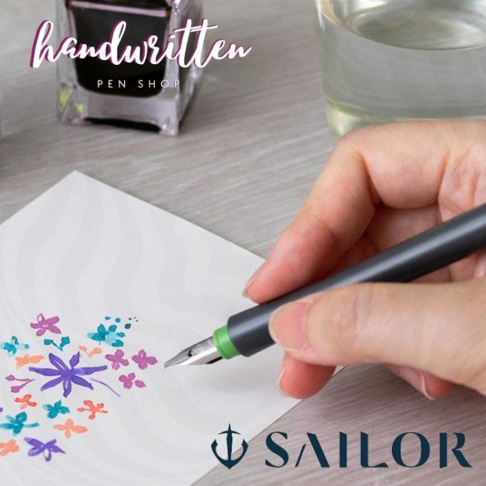 

TERMURAH - SAILOR Hocoro Calligraphy / Fude / Brush Nib Dip Pen Fountain Pen / Pulpen Kaligrafi