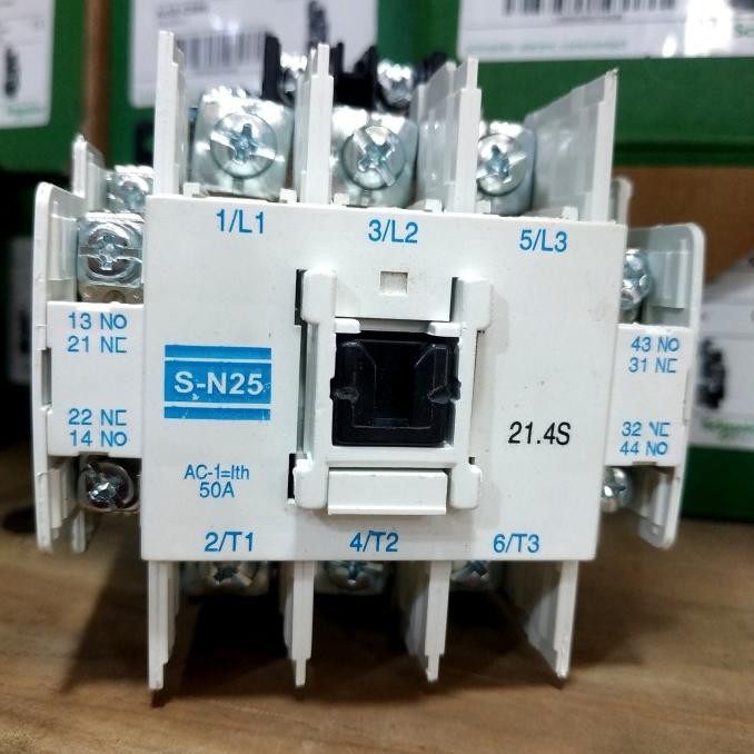 Kontaktor Mitsubishi Original Sn25/25 50A 3Phase 220V/Kontaktor 50A 220V 3P New Stok