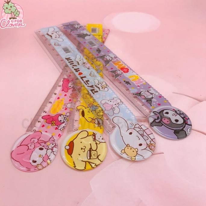 

er-79 PENGGARIS CUTE CHARACTERS UKURAN 15 CM ruler pendek lucu stationary Berkualitas