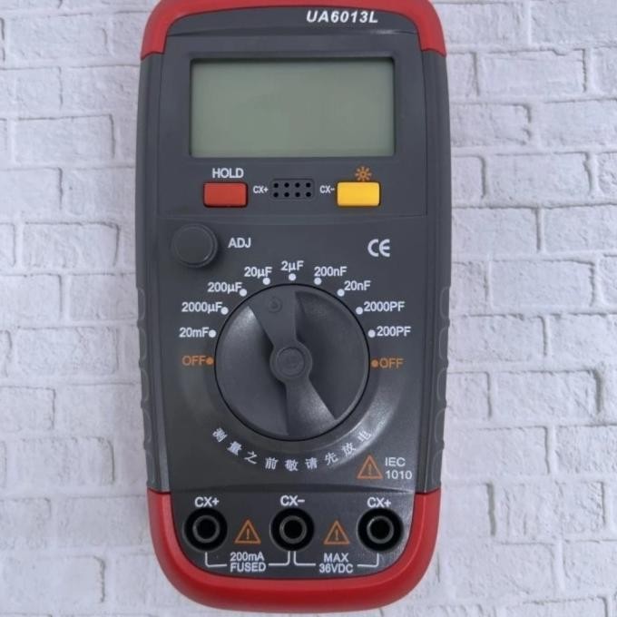 Digital Multi Tester /Alat Tes Capacitor Capacitence Meter Ua6013L New Stok
