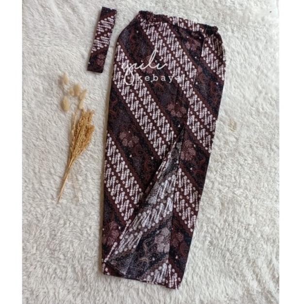''Terlaris" Rok Batik Span Belahan Samping  | Rok Kerja