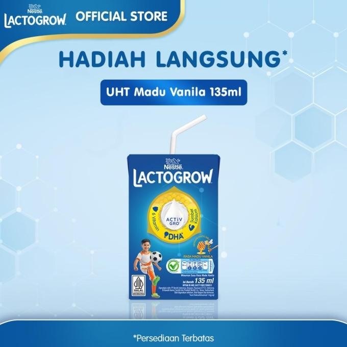 Sale Nestl Lactogrow Pro 1+ Vanilla Susu Anak 1-3 Tahun Box 1Kg + Free Uht Madu Vanilla 135Ml 3Pcs