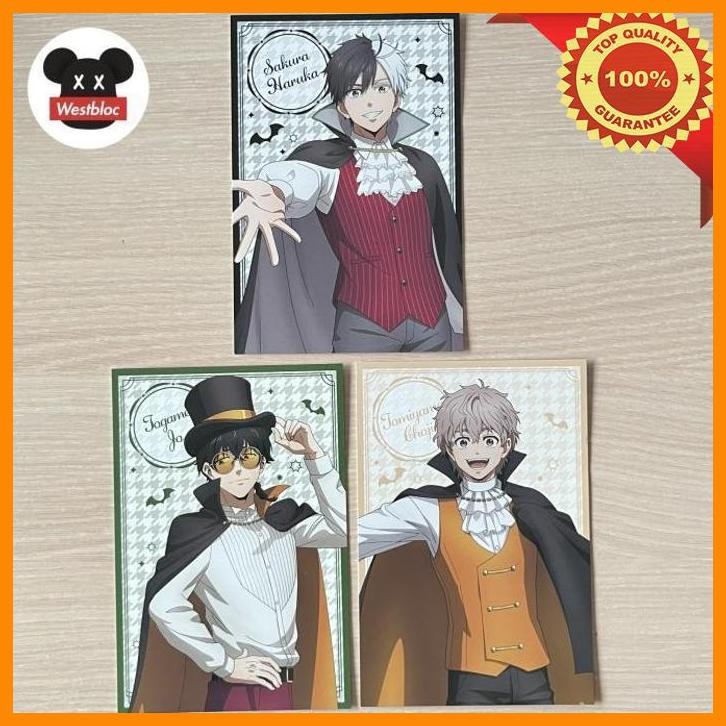 

[WES] WIND BREAKER ANIMATE STORE JAPAN POST CARD LIMITED EDITION HALLOWEEN PROMO GOODS MERCHANDISE - SAKURA HARUKA TOGAME JO TOMIYAMA CHOJI
