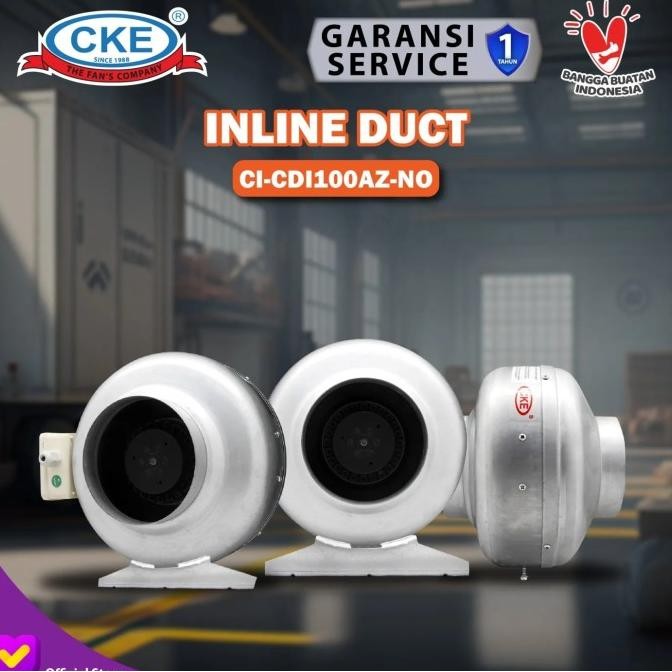 Original Cke Centrifugal Fan Duct Inline Ci-Cdi100Az-No 4 Inch Blower Hisap