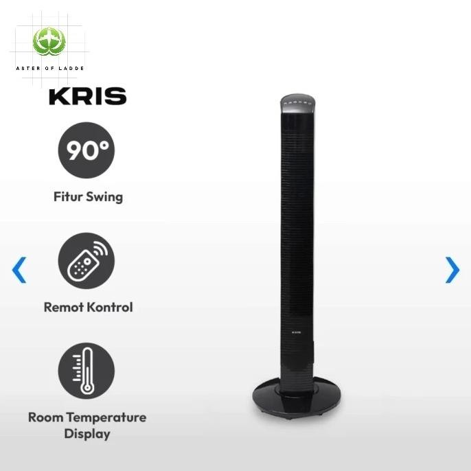Original Kris Kipas Angin Lantai Tower Berdiri Kris Standing Pedestal Fan Tower