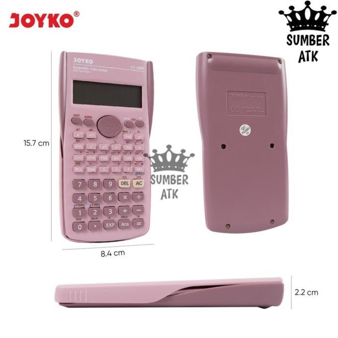 

Scientific Calculator Kalkulator Ilmiah Joyko CC-23BP 240 Functions RIY'