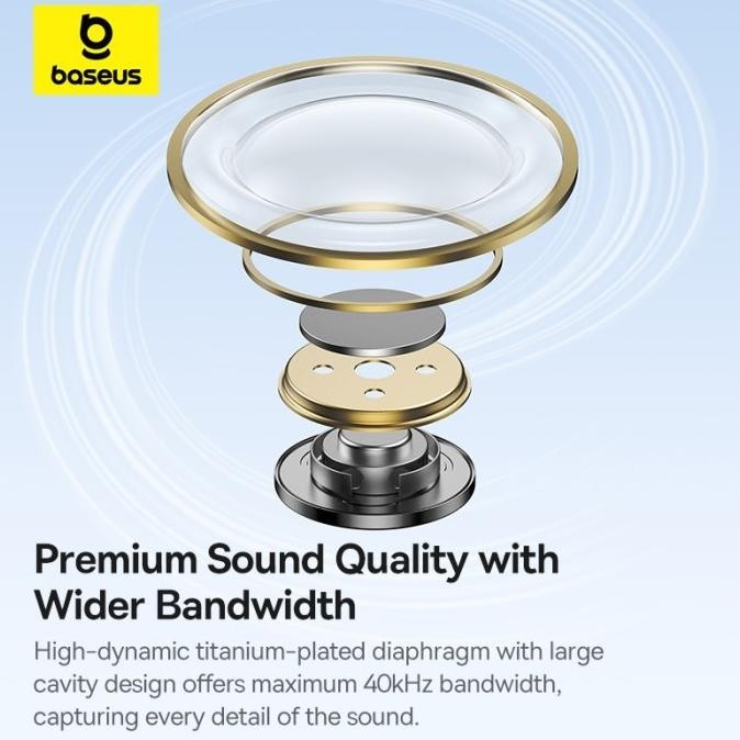 Baseus Headset Encok HZ20 Hi Res Dynamic Sound Jack Audio 3.5mm Wired Earphone Handsfree Kabel Ori O