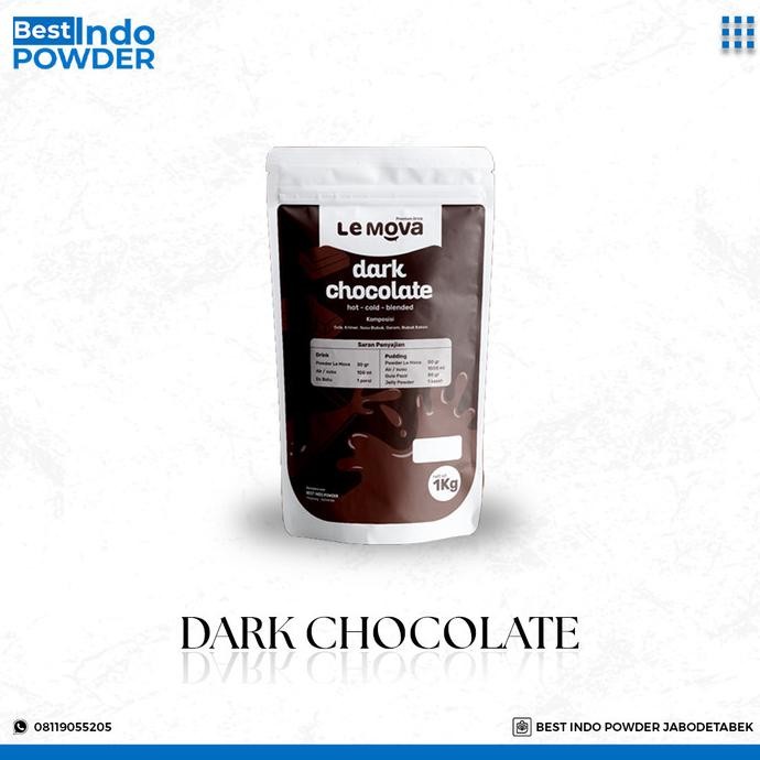

BARU BUBUK DARK CHOCOLATE LEMOVA / POWDER COKLAT / BUBUK MINUMAN 1KG