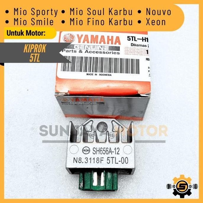 KIPROK REGULATOR 5TL CIPROK RECTIFIER ORIGINAL YAMAHA MIO SPORTY MIO SMILE MIO SOUL KARBU FINO CARBU