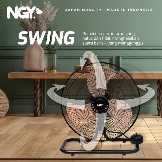Original Ngy Desk Fan Tornado / Kipas Angin Duduk Dinding 16 Inch|Ngy-16Dw