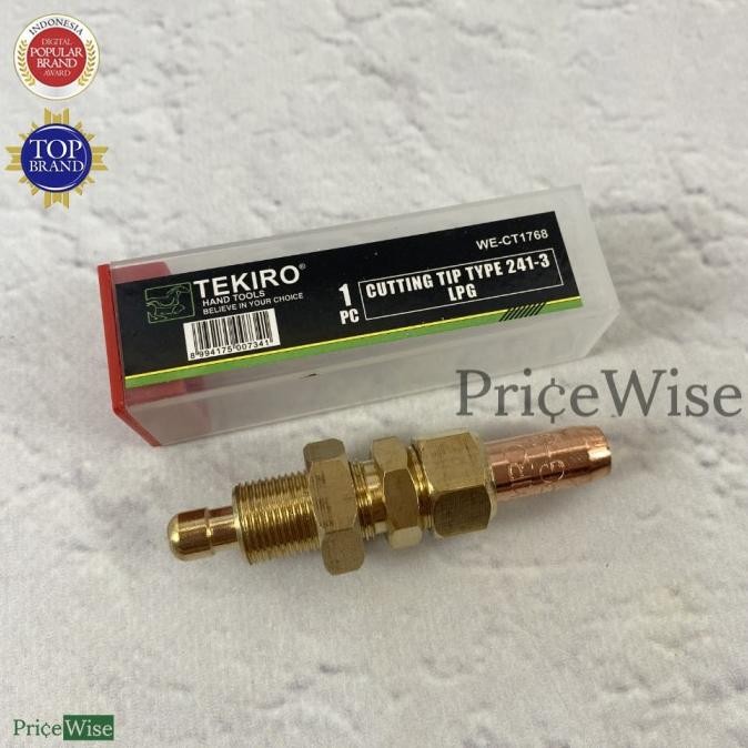 :<:<:<:<] Nozzle Las LPG 241 3 mm Tekiro Blender Potong / Cutting Tip Type 241-3