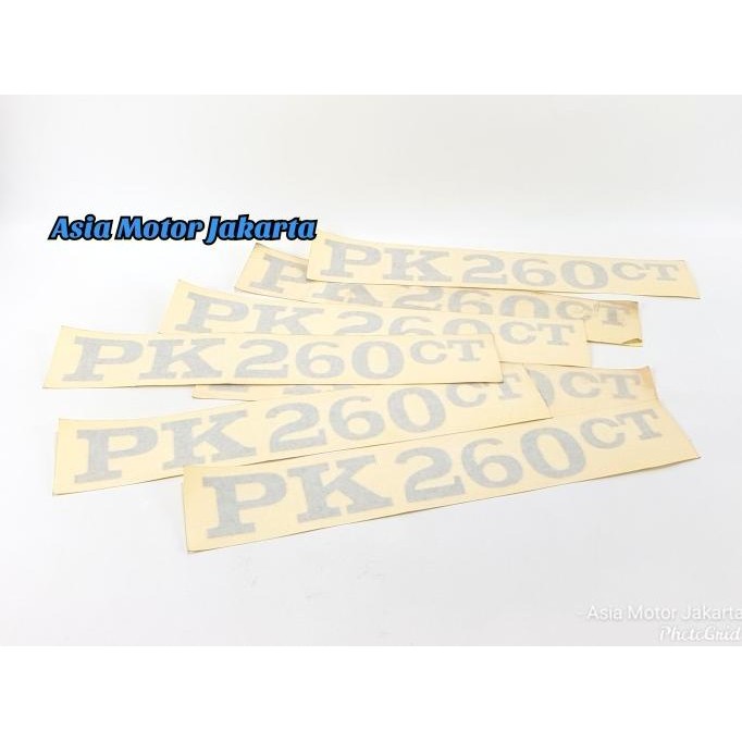 ] Sticker Tulisan PK260CT - Ornament - Truck Nissan Euro - PK260CT
