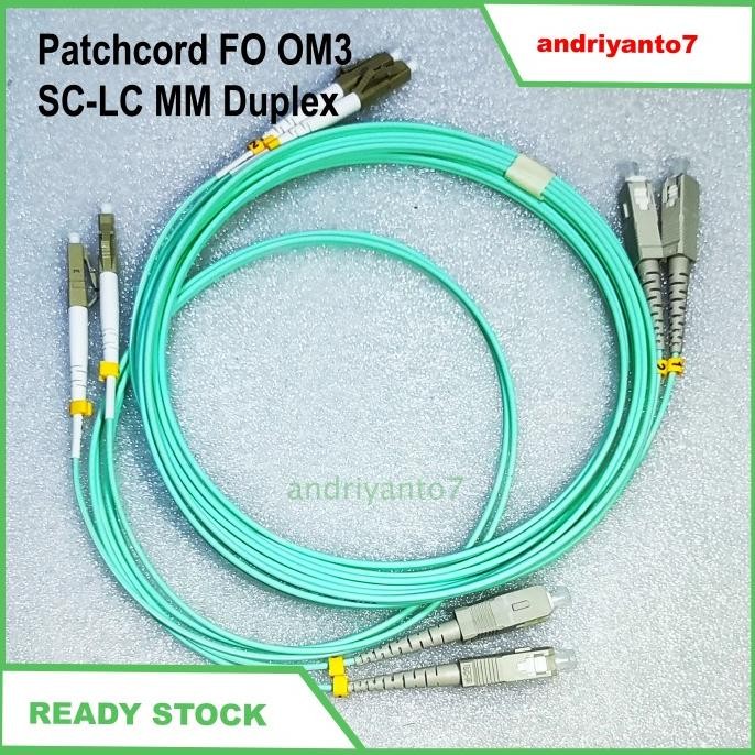 

Sale! Patchcord FO OM3 SC to LC Multimode Duplex