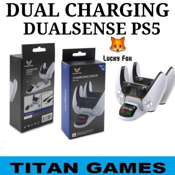 BARU PS5 CHARGING DOCK STIK DUALSENSE PS5 STIK