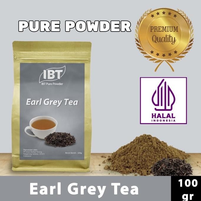 

Terbaru Pure Earl Grey Tea Powder Murni Bubuk Import Makanan Kue 100 Gr