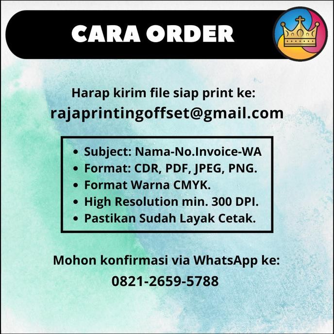 

ready CETAK Kartu Nama Name Card 1 Muka Art Paper AP 260 Gram Murah Plus Box murah