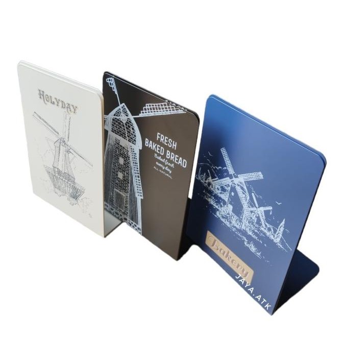 

ready BOOK END BOOKEND PEMBATAS BUKU BESI PENYANGGA BUKU BOOK STAND LUCU murah