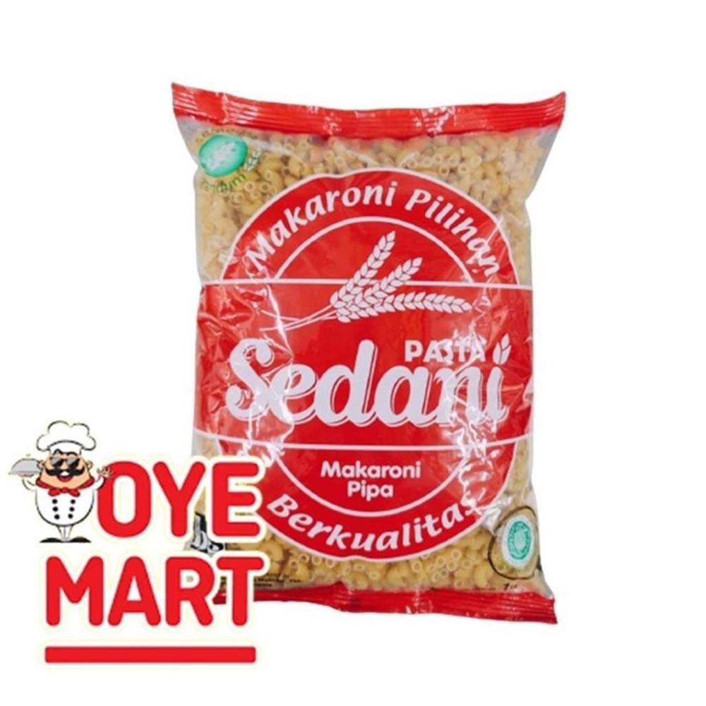 

AQS SEDANI MAKARONI PIPA 1KG/MAKARONI PASTA BENTUK PIPA