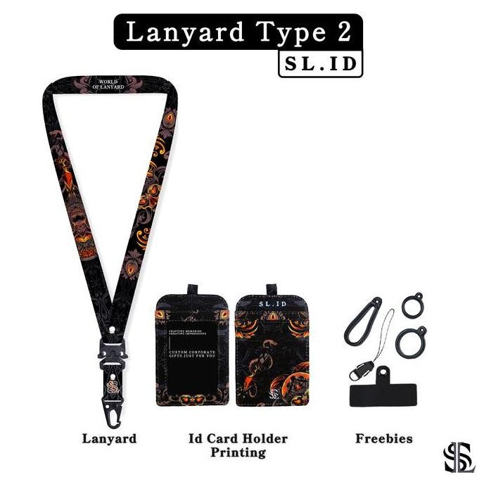 

ready SL.ID Lanyard Id card Holder Printing - Ghotic Series murah