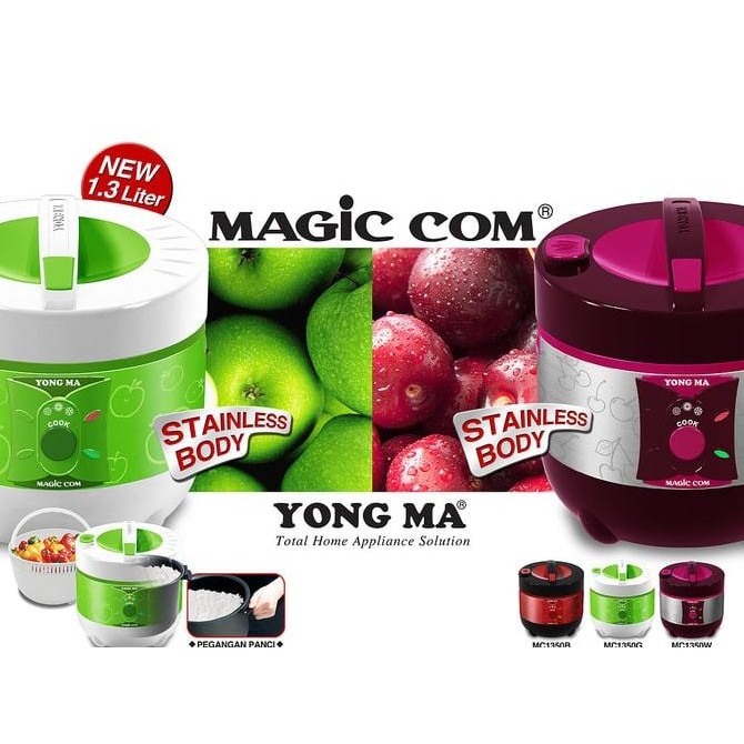 Grosir Yong Ma Yongma Magic Com Rice Cooker 1.3Liter Mc-1350 Mc1350 Mc 1350